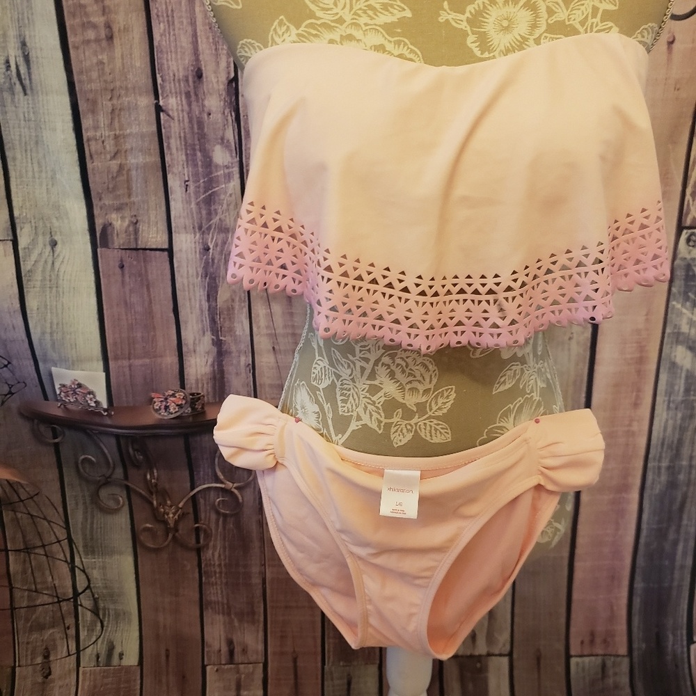 Beautiful girly pink bikini. Worn once.